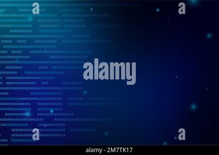 Stream of binary code design vector Stock Vector