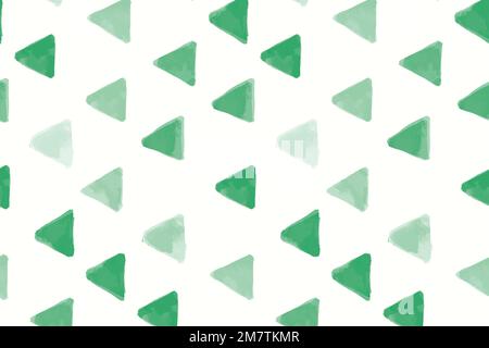 Green triangle shaped seamless pattern  wallpaper vector Stock Vector