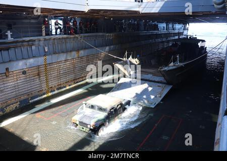 TIMOR SEA (May 13, 2022) Landing Craft Mechanized (LCM) 8, assigned to ...