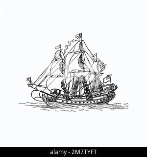 Ship icon on white background vector Stock Vector