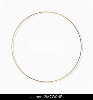 Circle round frame on a blank background vector Stock Vector