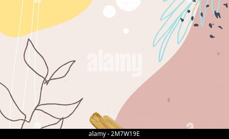Abstract pastel Memphis patterned background vector Stock Vector