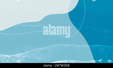Cerulean simple Memphis design presentation vector Stock Vector