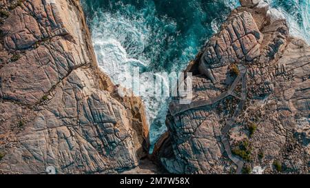 Aerial image of The Gap in Albany, Western Australia Stock Photo
