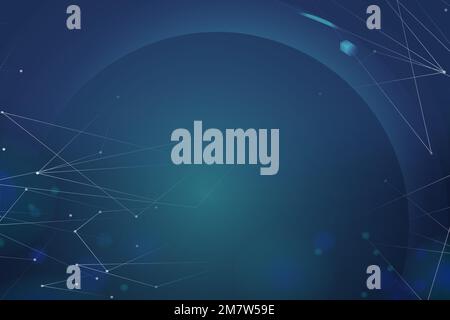 Gradient dark blue vector futuristic digital background Stock Vector