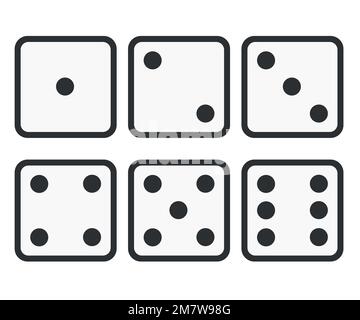 Six eyes icon set. Black eye symbols isolated on white background ...