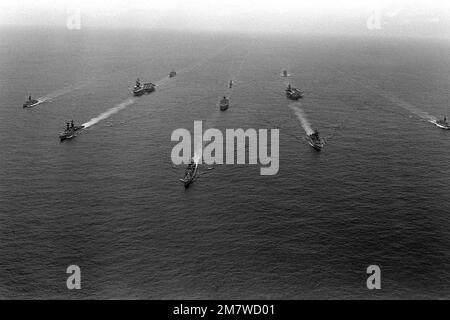 Uss Ranger Philippines USS Ranger (CV-61) underway at sea circa 1978 Stock Photo - Alamy