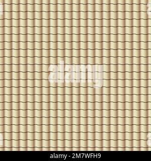 Roof tiles background texture in regular rows.Seamless pattern. Vector illustration. Eps 10. Stock Vector