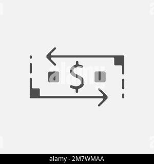 Fast pay linear icon isolated on white background. Vector illustration ...
