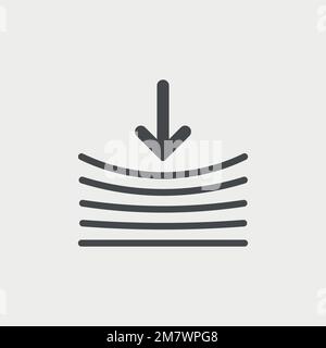 Resilience icon. isolated on white background. Vector illustration. Eps 10. Stock Vector