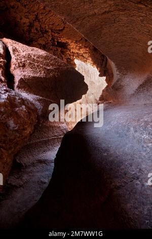 A cave in the desert of Atacama, Chile Stock Photo
