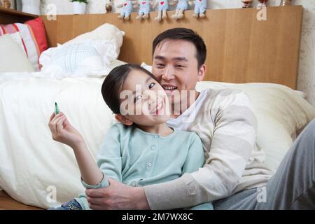 Family life in current China Stock Photo