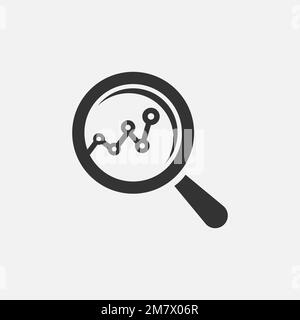 SEO graph icon concept Vector illustration. Eps 10. Stock Vector