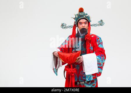 Beijing Opera, the god of wealth, Stock Photo