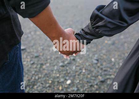 trash near the house and started to decompose Stock Photo