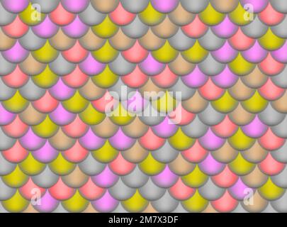 Fish scales texture. Fish skin. Vector illustration. Eps 10. Stock Vector