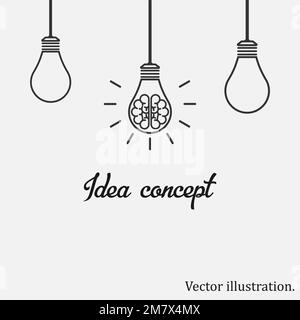 Idea Concept. Vector illustration. Eps 10. Stock Vector