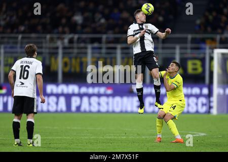 Parma, Italy. 05th Feb, 2023. Tardini Stadium, 05.02.23 Domenico Criscito  (4 Genoa) during the Serie B match between Parma and Genoa at Tardini  Stadium in Parma, Italia Soccer (Cristiano Mazzi/SPP) Credit: SPP