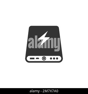 Power bank icon Vector illustration. Eps 10. Stock Vector