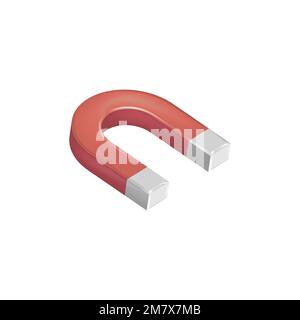 Magnet icon isolated on white background. Vector illustration. Eps 10. Stock Vector
