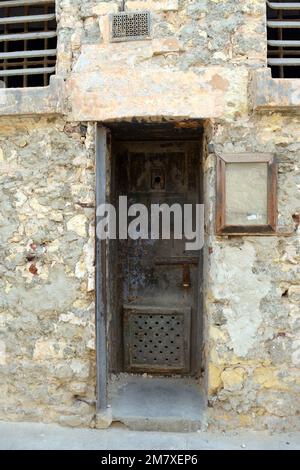 Cairo Saladin Citadel Prison Museum, actual prison cells that were in use from ancient times of history until the 20th century, found next to the Nati Stock Photo