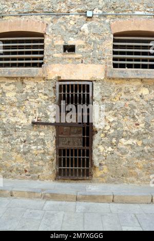 Cairo Saladin Citadel Prison Museum, actual prison cells that were in use from ancient times of history until the 20th century, found next to the Nati Stock Photo