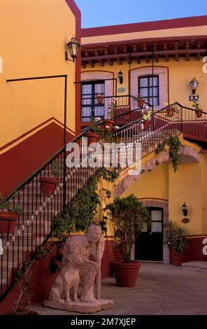 Mexico, Zacatecas, Zactecas City,Hotel Meson de Jobito, Stock Photo