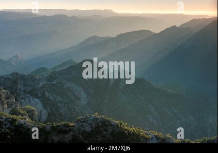 Mexico, Chihuahua, Sierra Madre Occidenta, Copper Canyon, Stock Photo