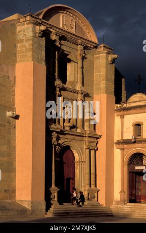 Mexico, Oaxaca, Oaxaca City, Santo Domingo de Guzman, Church, Stock Photo