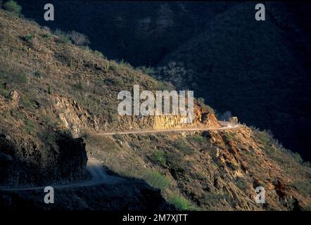 Mexico, Chihuahua, Sierra Madre Occidenta, Copper canyon, road to Batopilas, Stock Photo