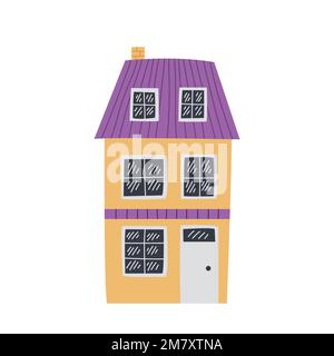Doodle house cartoon design illustration Stock Vector Image & Art - Alamy