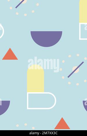 Geometric patterned banner template vector Stock Vector