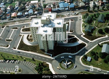 Nco Building An aerial view of the base Non-Commissioned Officers (NCO) Club, which ...