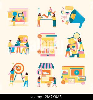 Business flat design style vector illustration Stock Vector