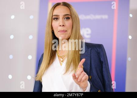 Singer Monica Naranjo poses for photos during the presentation of the  second edition of Benidorm Fest 2023 in Torrespaña, Madrid. (Photo by  Atilano Garcia / SOPA Images/Sipa USA Stock Photo - Alamy