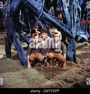 Peter Pan, Fernsehfilm, Deutschland 1962, Regie: Paul Verhoeven, Szenenfoto mit den Zwillingen Harald und Detleff Singer Stock Photo