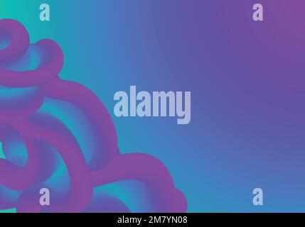 Blurred colored abstract background. Smooth transitions of iridescent colors. Colorful gradient. colorful backdrop. Stock Vector