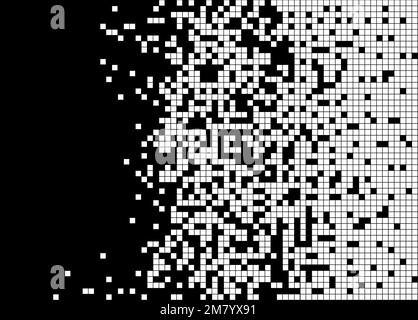 Dissolved filled square dotted. Pattern Vector illustration. Eps 10. Stock Vector