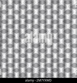 Seamless  texture. White metal geometrical pattern. Abstract pattern Stock Photo