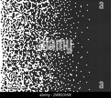 Dissolved filled square dotted. Pattern Vector illustration. Eps 10. Stock Vector
