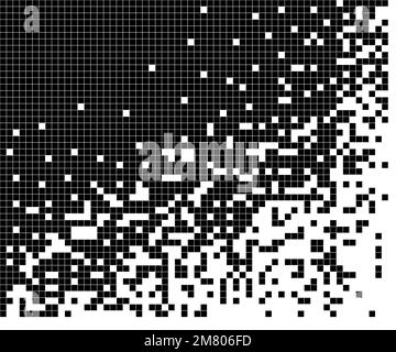 Dissolved filled square dotted. Pattern Vector illustration. Eps 10. Stock Vector