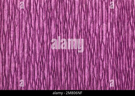 Texture of crepe paper in purple or pink color. Decor paper Stock Photo
