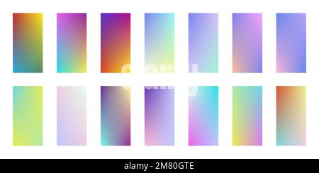 Soft color background. Creative multicolored blurred. Modern screen vector design for mobile app. Soft color gradients. Vector illustration. Eps 10. Stock Vector