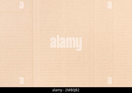 Creased Cardboard background texture. Full frame Stock Photo