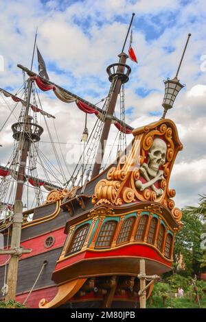 09-17-2022. Captain Hook's Pirate Ship At Disneyland Paris, France. Stock  Photo, Picture and Royalty Free Image. Image 193723602.