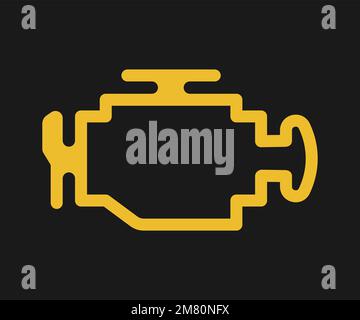 Auto car sign. Engine icon. Vector illustration. Eps 10. Stock Vector