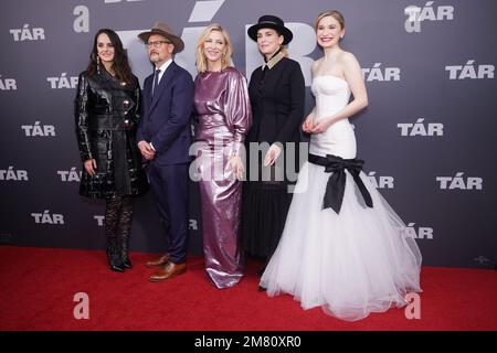 (Left to right) Noemie Merlant, Todd Field, Cate Blanchett, Nina Hoss and Sophie Kauer attending the premiere of TAR, at Picturehouse Central Cinema, Central London. Picture date: Wednesday January 11, 2023. Stock Photo