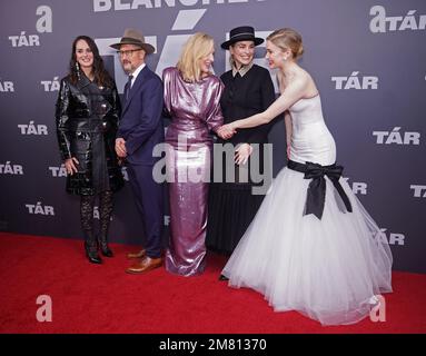 (Left to right) Noemie Merlant, Todd Field, Cate Blanchett, Nina Hoss and Sophie Kauer attending the premiere of TAR, at Picturehouse Central Cinema, Piccadilly, London. Picture date: Wednesday January 11, 2023. Stock Photo