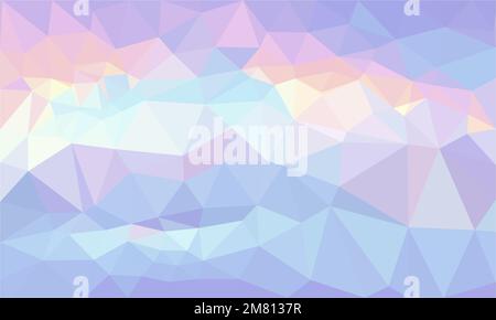 Pastel low poly elegant background, vector multicolor, colorful luxury light backdrop, banner, poster wallpaper Stock Vector