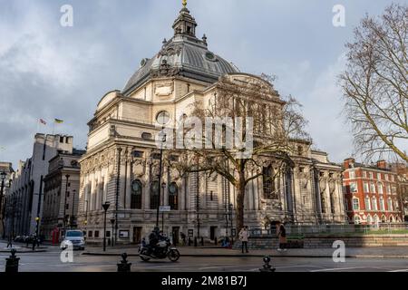 London. UK- 01.08.2023. A street view of the Methodist Central Hall Westminster. Stock Photo